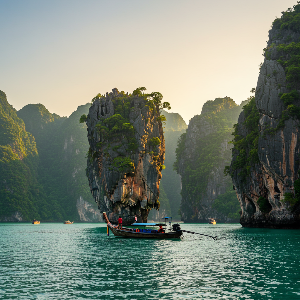 Foto, Phuket entdecken: Traumstrände, Tempel & kulinarische Highlights in Thailand, detailreich und relevant