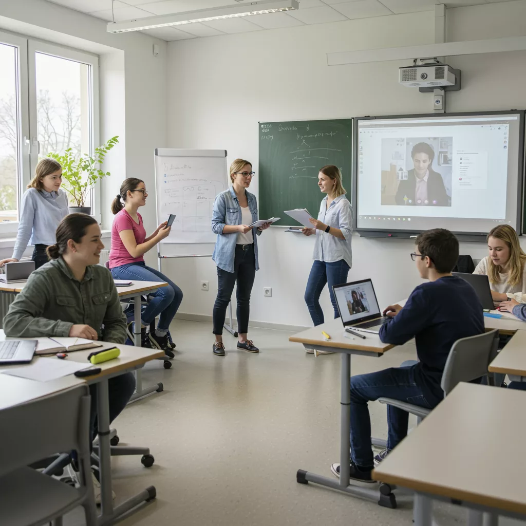 Foto, Hybrid-Lernen, Schule neu denken: Hybrid-Lernen für Schüler, Lehrer & Eltern, detailreich und relevant