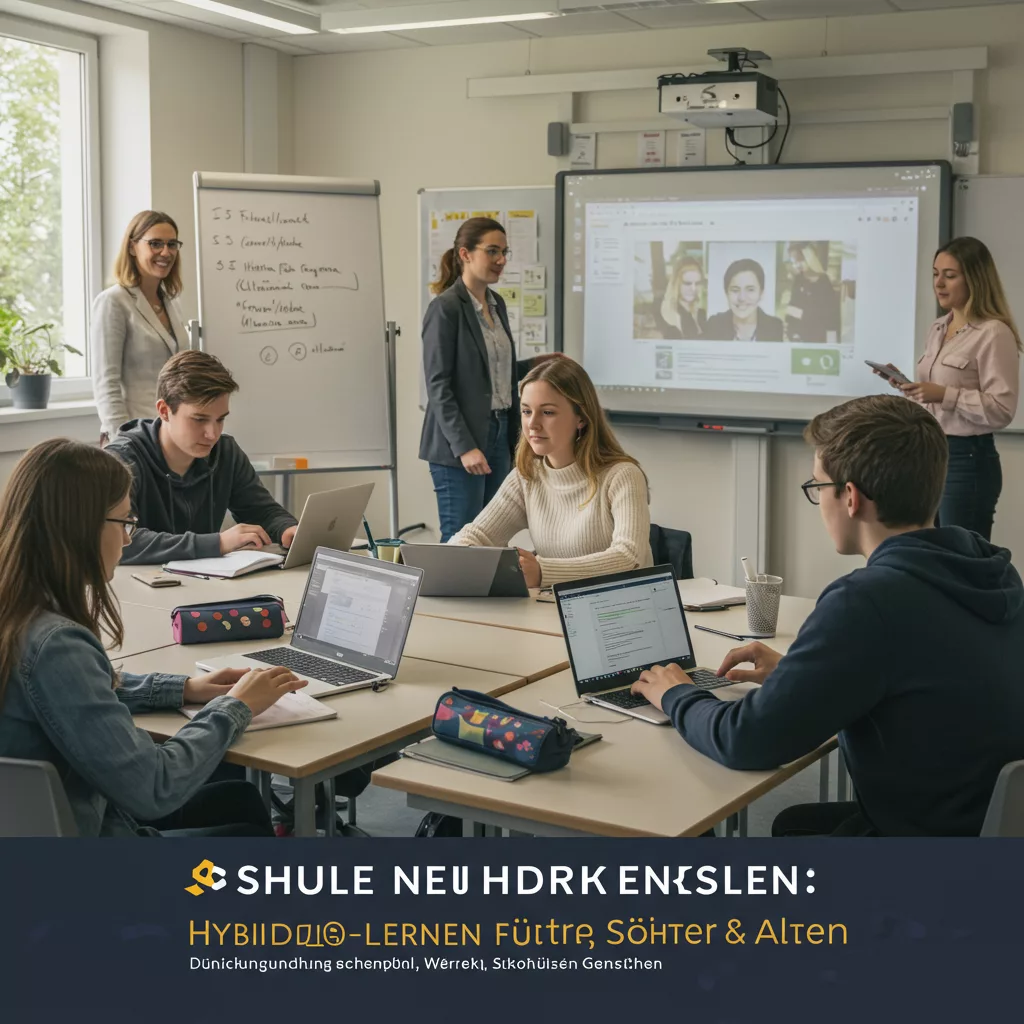 Foto, Hybrid-Lernen, Schule neu denken: Hybrid-Lernen für Schüler, Lehrer & Eltern, detailreich und relevant