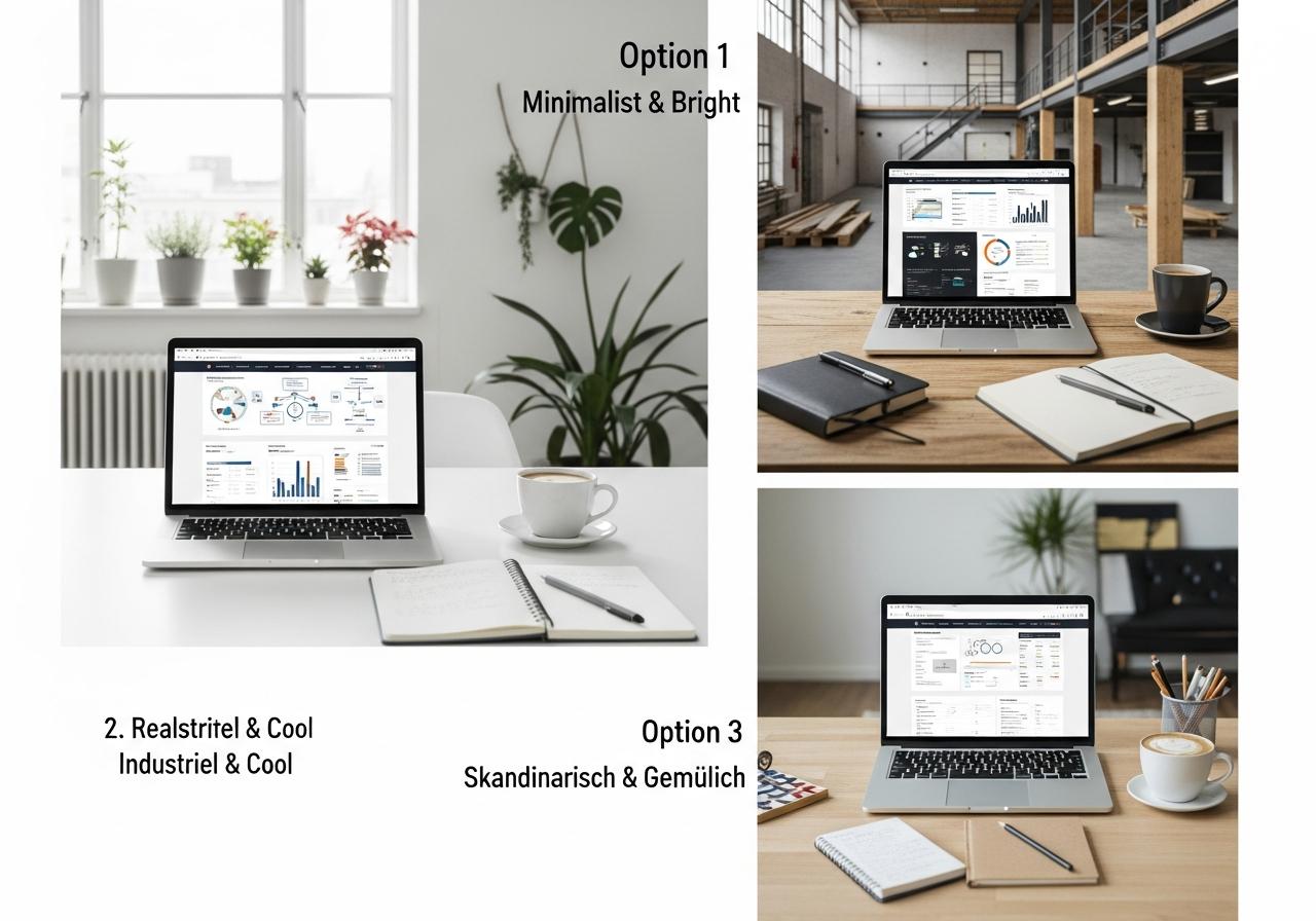 Laptop zeigt Website Analysedaten während jemand optimiert um Webseiten zu verbessern und zum Verkauf vorzubereiten