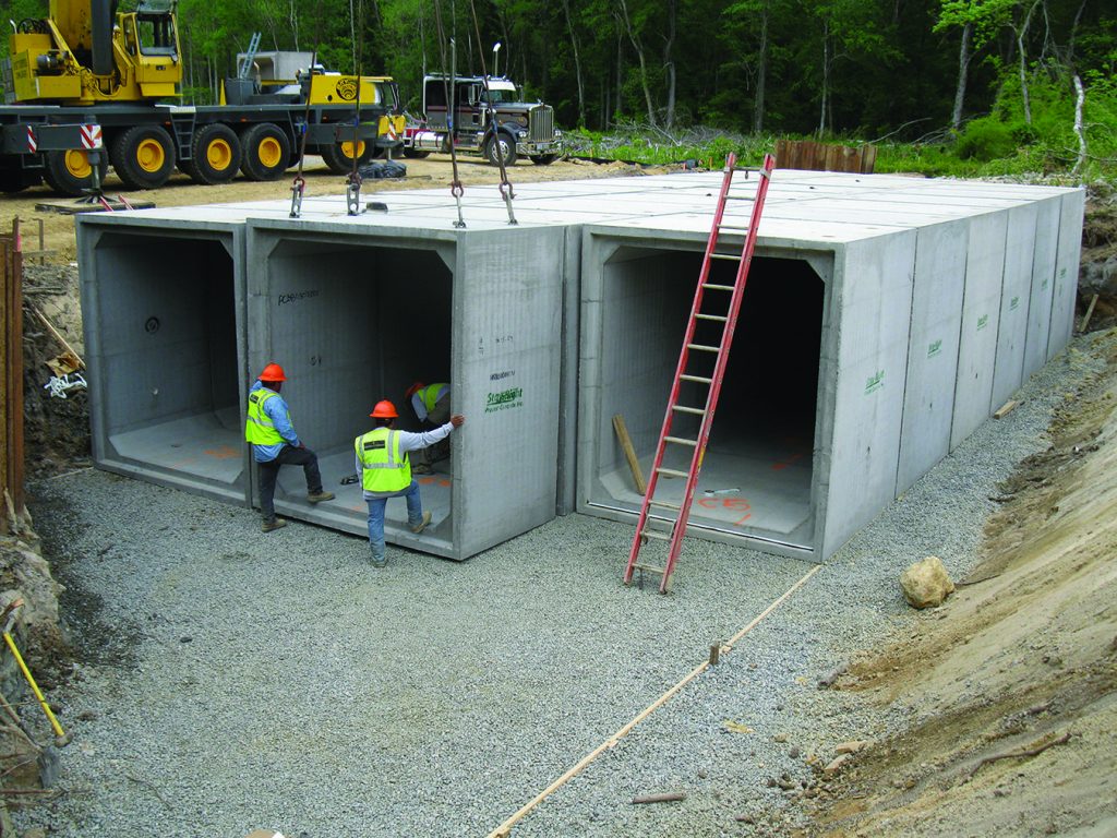 Container unterirdisch als Bunker