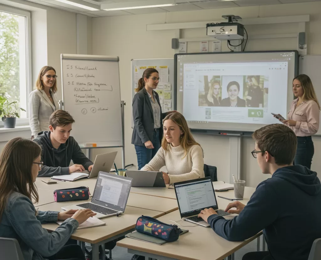 Foto, Hybrid-Lernen, Schule neu denken: Hybrid-Lernen für Schüler, Lehrer & Eltern, detailreich und relevant